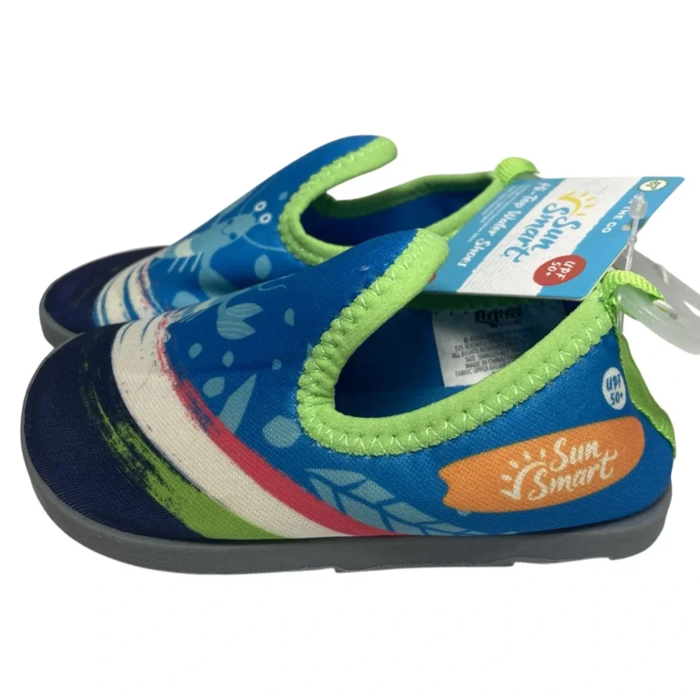 Sun Smart Hi-Top Kids Water Shoes Size: Medium 7-8 Lobster UPF 50+ New